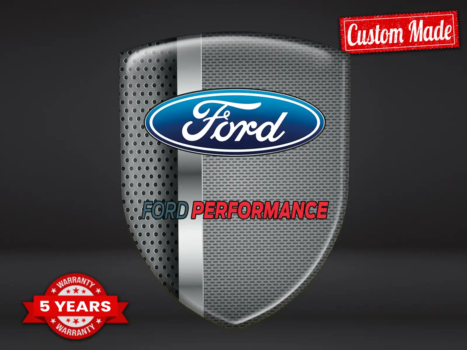 Ford Kuppelaufkleber Premium Edition Autoabzeichen